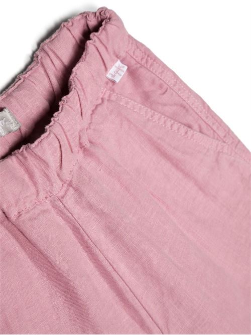 Pantalone bambina in lino Il gufo | K P23PL404L6009679